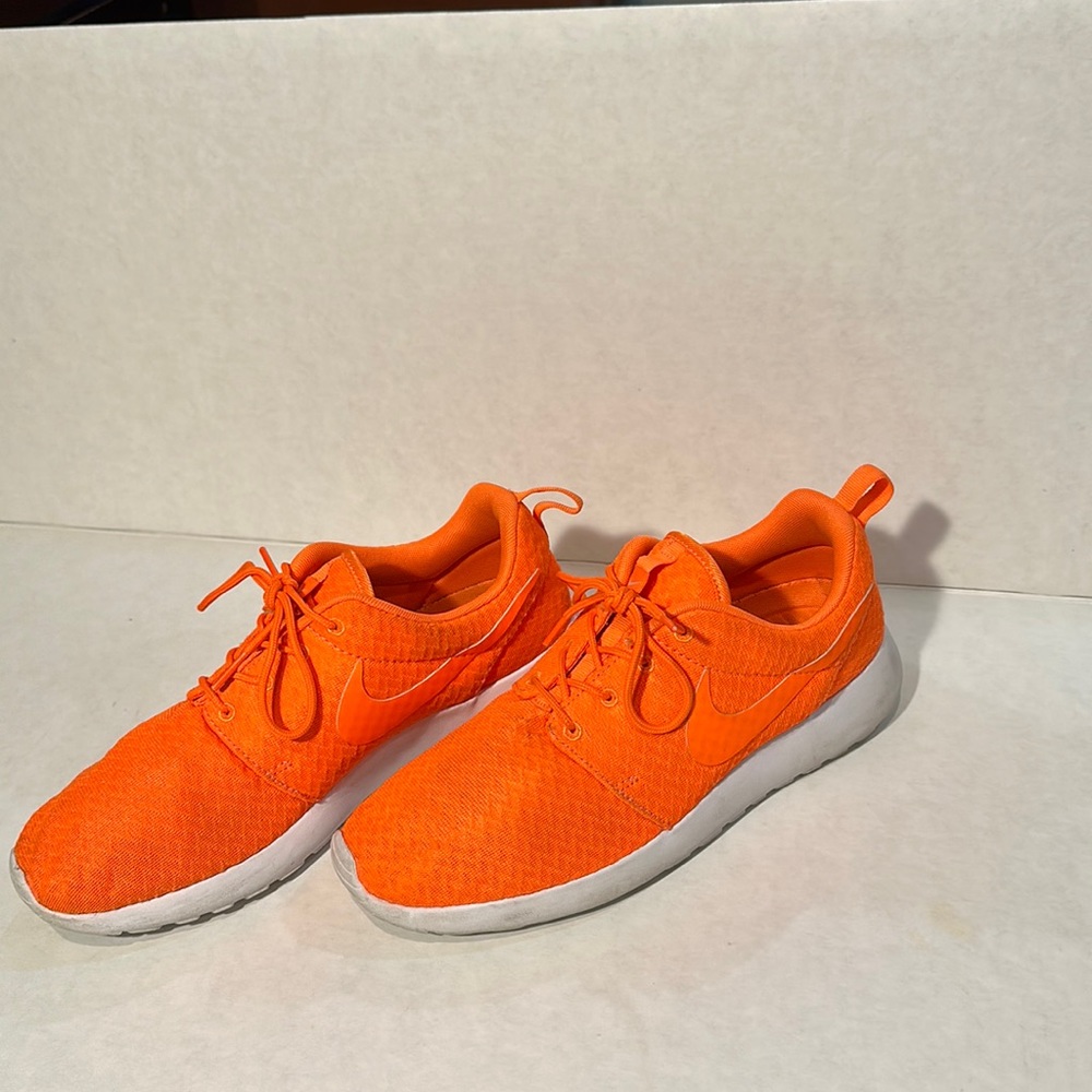 Neon Orange Nike Roshes
